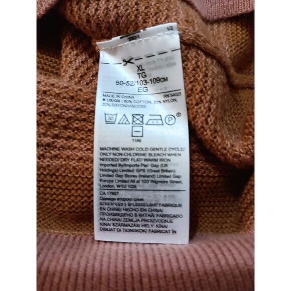 BANANA REPUBLIC Sweater Top Tank Cami XL Pink Straps Boho Festival Coquette Work - Picture 6 of 8